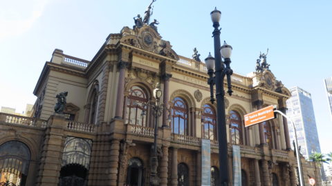 Theatro Municipal, palco de grandes apresentações musicais. Foto: Denize Bacoccina