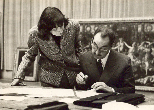 Pietro Maria Bardi e Lina Bo Bardi, década de 1950 – Arquivo da Biblioteca e Centro de Documentação do MASP.